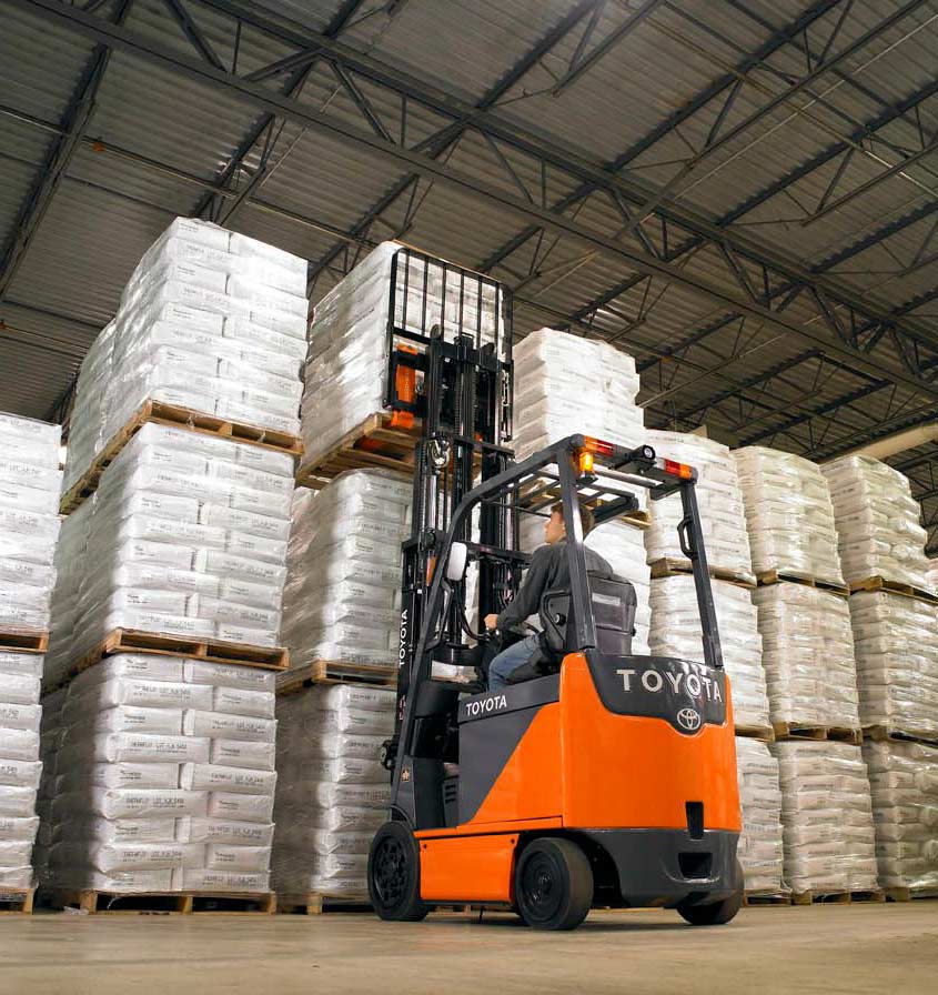 Toyota Electric Forklift Application