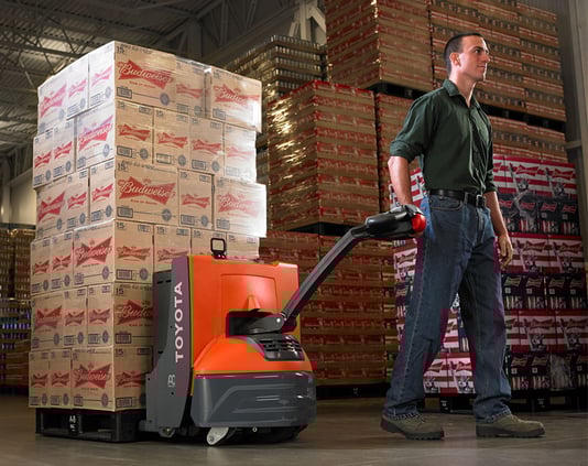 Toyota 8HBW23 Electric Walkie Pallet Jack