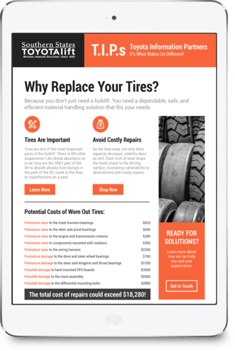 Forklift Tire Tips