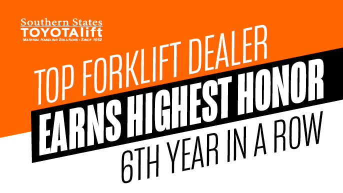 Top Forklift Dealer Earns Highest Honor 5th Year in a Row