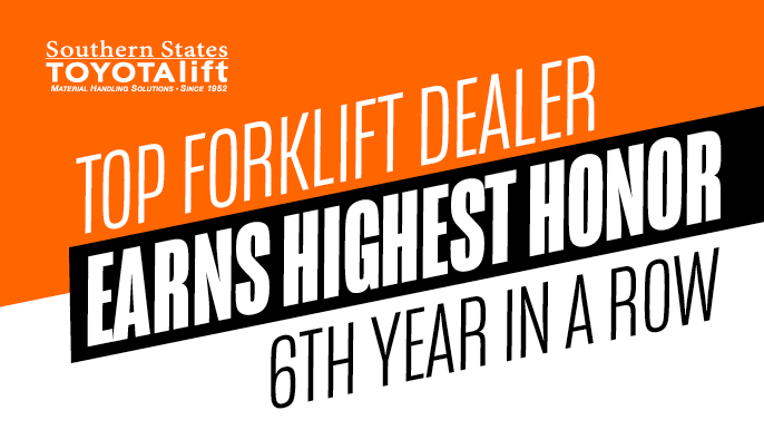 Top Forklift Dealer Earns Highest Honor 6th Year in a Row