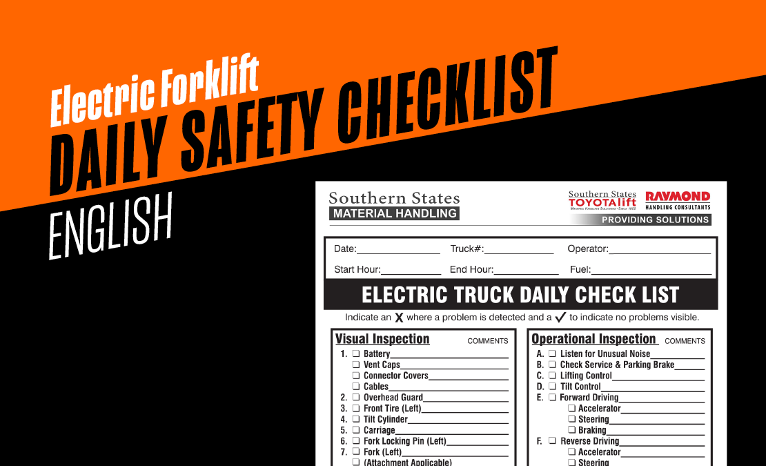 Forklift Safety Checklist