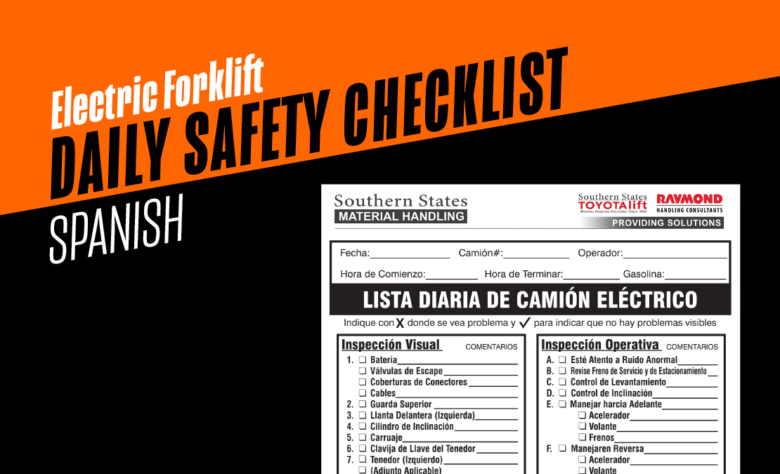Electric Daily Checklist in Spanish