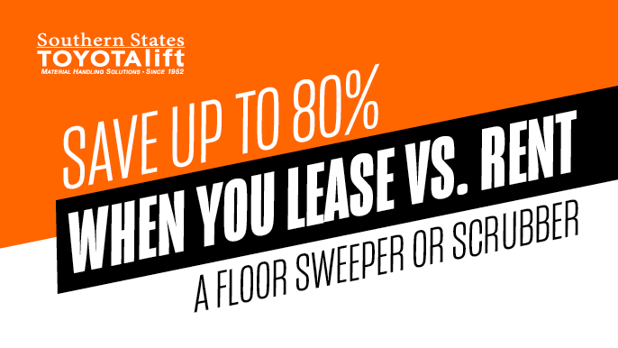 Save Up to 80% When You Lease vs. Rent a Floor Sweeper or Scrubber