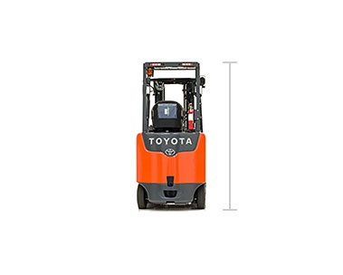 Toyota-Core-Electric-Forklift-height