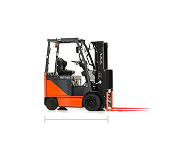 Toyota High Capacity Cushion forklift for sale