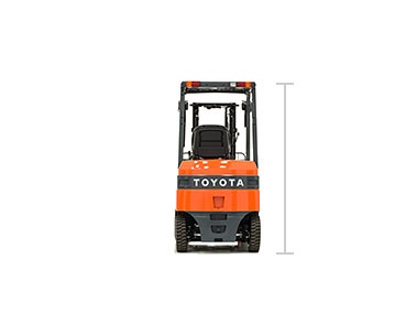 Toyota electric pneumatic forklift specs