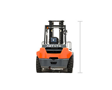 Toyota High Capacity IC Pneumatic forklift model