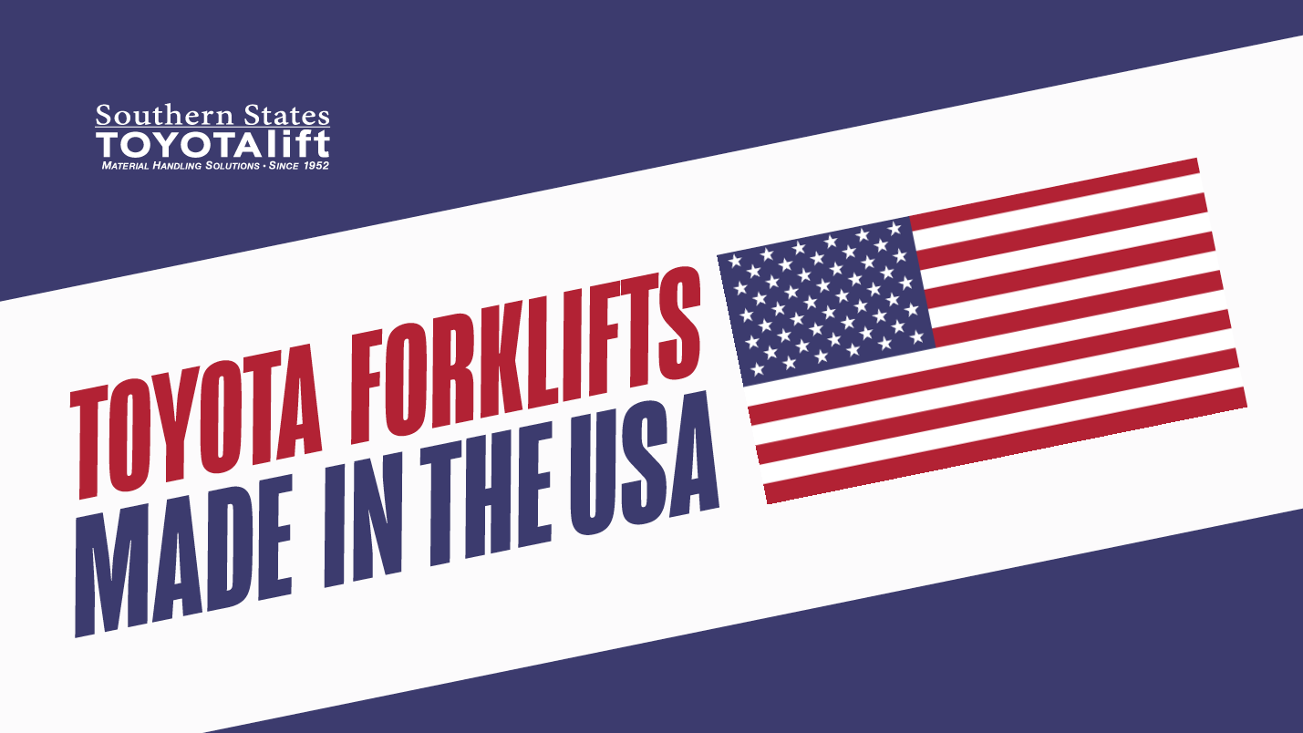 Toyota Forklifts Are Made in the USA
